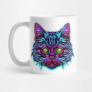 Neon Cat! Mug